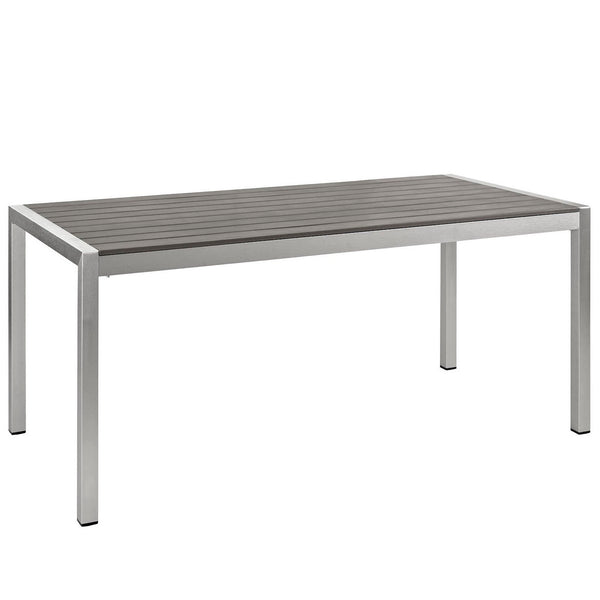 Shore Outdoor Patio Aluminum Dining Table by Furniture For America
