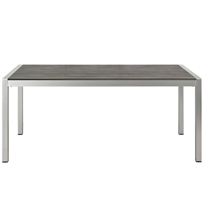Shore Outdoor Patio Aluminum Dining Table by Furniture For America