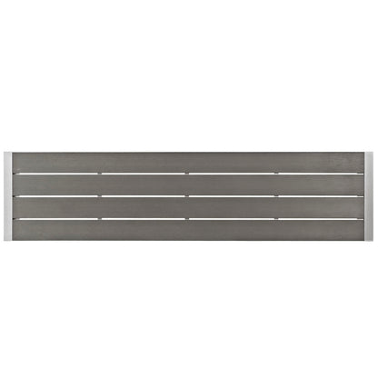Shore Outdoor Patio Aluminum Bench by Furniture For America