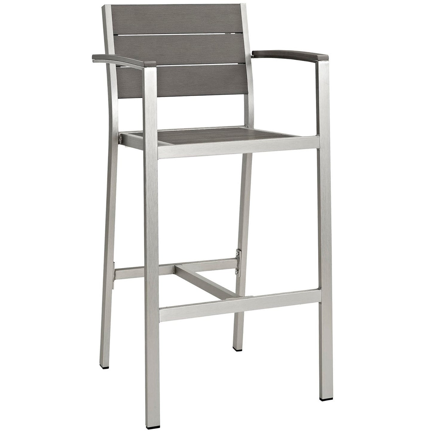 Shore Outdoor Patio Aluminum Bar Stool by Furniture For America