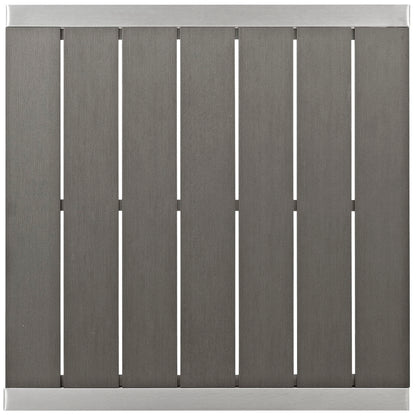 Shore Outdoor Patio Aluminum Bar Table by Furniture For America