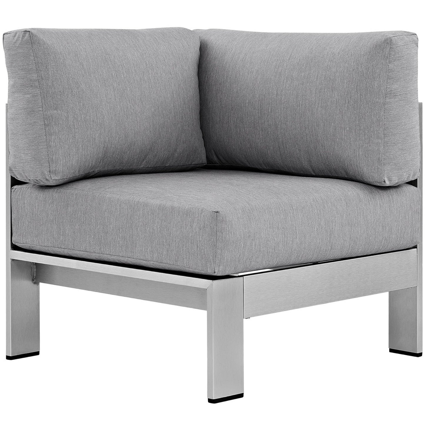 Shore Outdoor Patio Aluminum Corner Sofa by Furniture For America