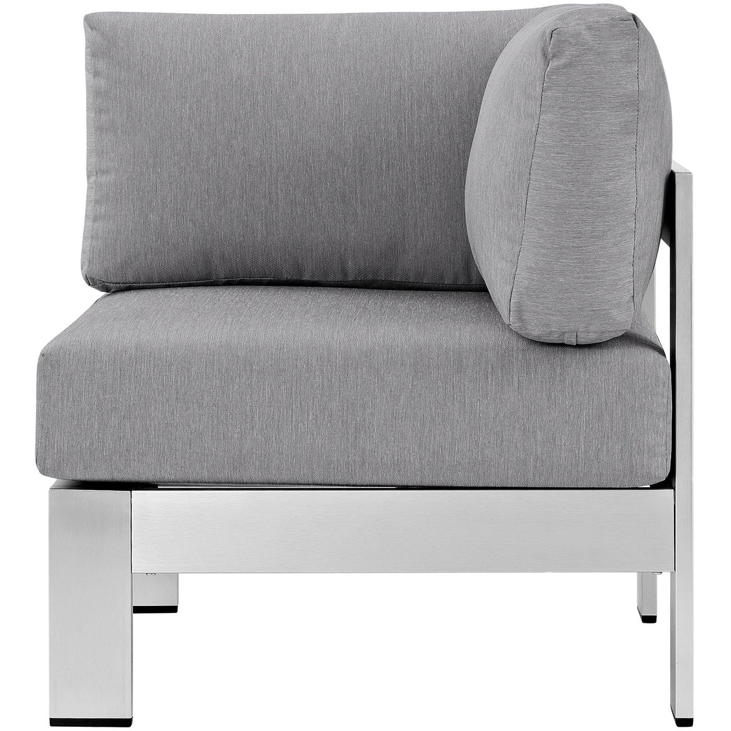 Shore Outdoor Patio Aluminum Corner Sofa by Furniture For America