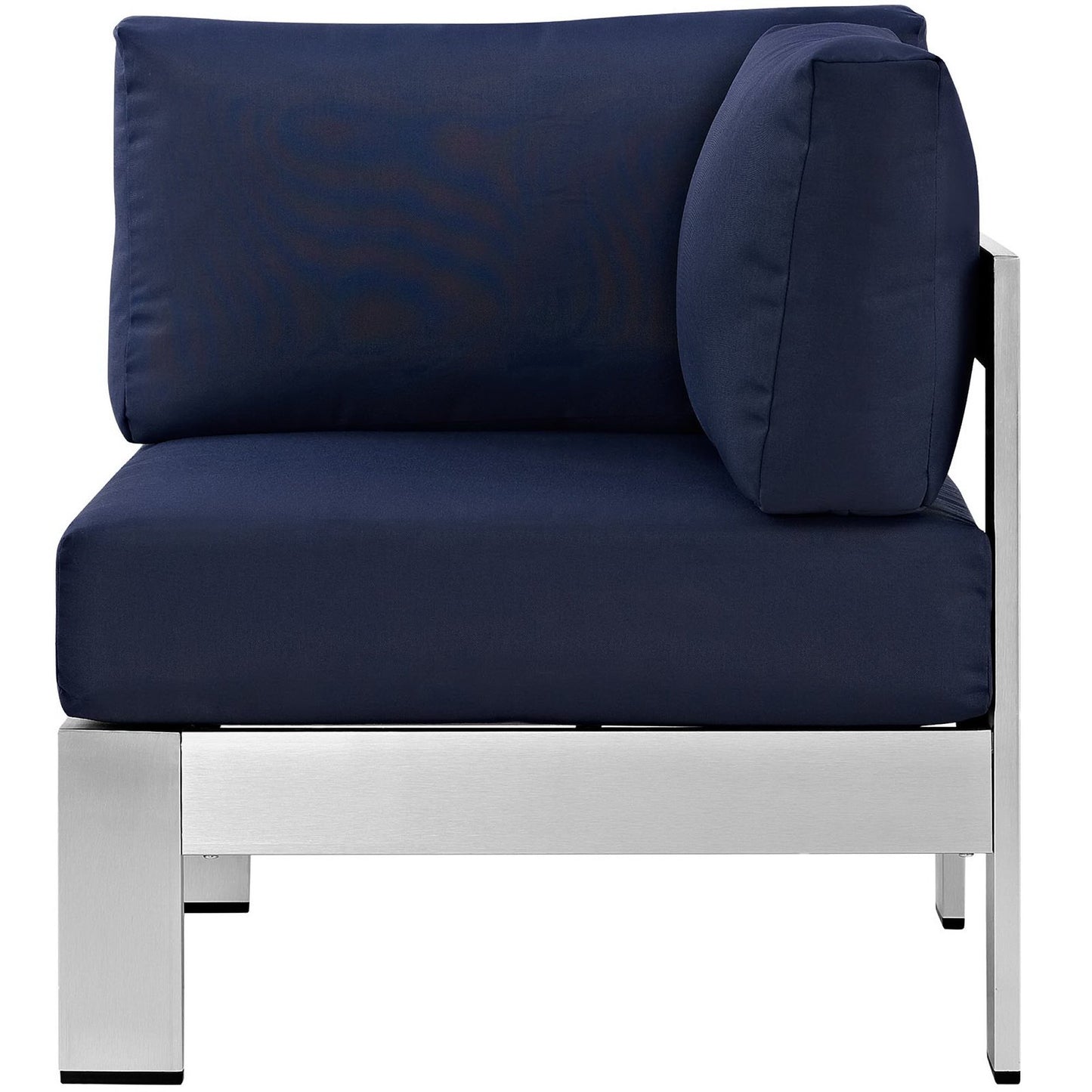 Shore Outdoor Patio Aluminum Corner Sofa by Furniture For America