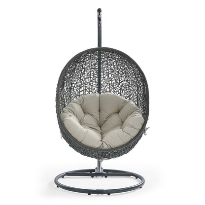 Hide Outdoor Patio Swing Chair With Stand by Furniture For America