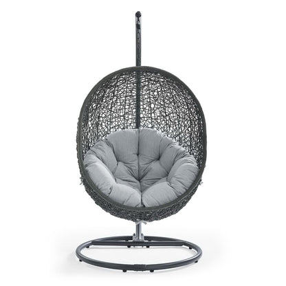 Hide Outdoor Patio Swing Chair With Stand by Furniture For America
