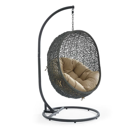 Hide Outdoor Patio Swing Chair With Stand by Furniture For America