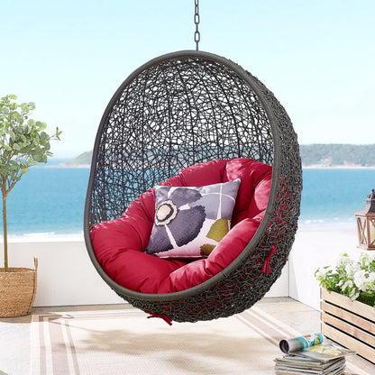 Hide Outdoor Patio Swing Chair With Stand by Furniture For America