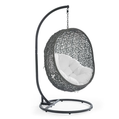 Hide Outdoor Patio Swing Chair With Stand by Furniture For America