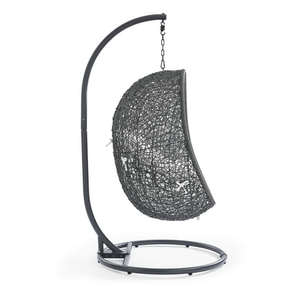 Hide Outdoor Patio Swing Chair With Stand by Furniture For America