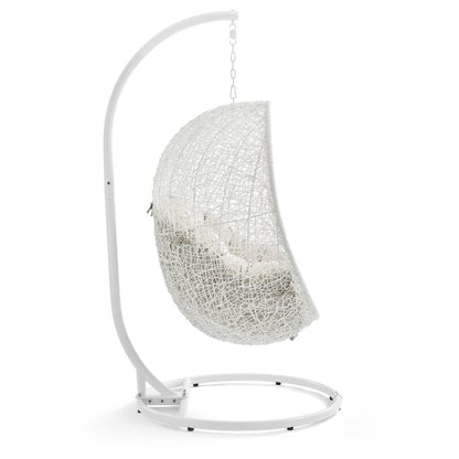 Hide Outdoor Patio Swing Chair With Stand by Furniture For America