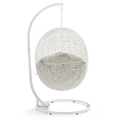 Hide Outdoor Patio Swing Chair With Stand by Furniture For America