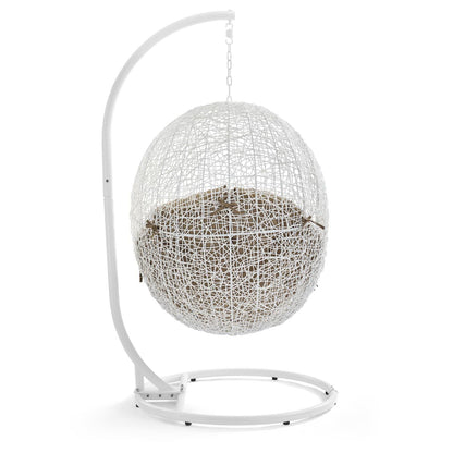Hide Outdoor Patio Swing Chair With Stand by Furniture For America
