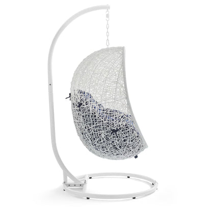 Hide Outdoor Patio Swing Chair With Stand by Furniture For America