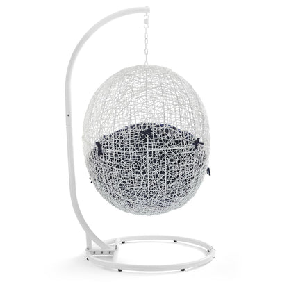 Hide Outdoor Patio Swing Chair With Stand by Furniture For America