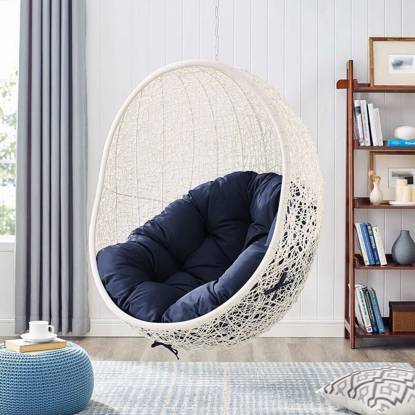 Hide Outdoor Patio Swing Chair With Stand by Furniture For America