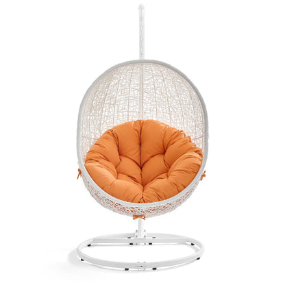 Hide Outdoor Patio Swing Chair With Stand by Furniture For America