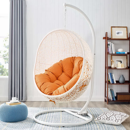 Hide Outdoor Patio Swing Chair With Stand by Furniture For America