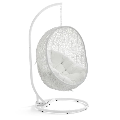Hide Outdoor Patio Swing Chair With Stand by Furniture For America