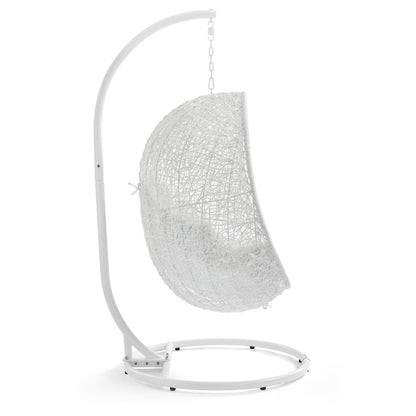 Hide Outdoor Patio Swing Chair With Stand by Furniture For America