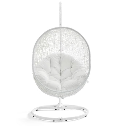 Hide Outdoor Patio Swing Chair With Stand by Furniture For America
