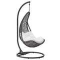 Abate Wicker Rattan Outdoor Patio Swing Chair by Furniture For America