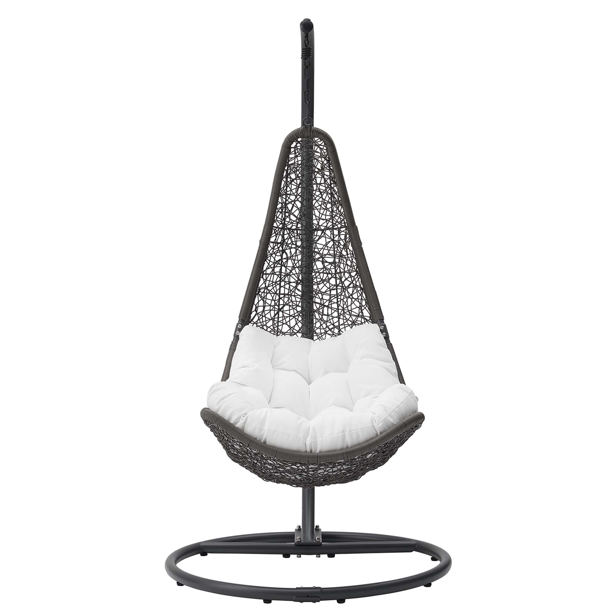 Abate Wicker Rattan Outdoor Patio Swing Chair by Furniture For America