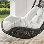 Abate Wicker Rattan Outdoor Patio Swing Chair by Furniture For America