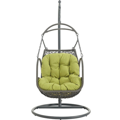 Arbor Outdoor Patio Wood Swing Chair by Furniture For America