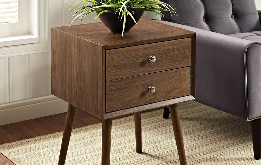 Isolde Nightstand in Walnut