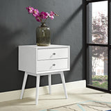 Isolde Nightstand in White