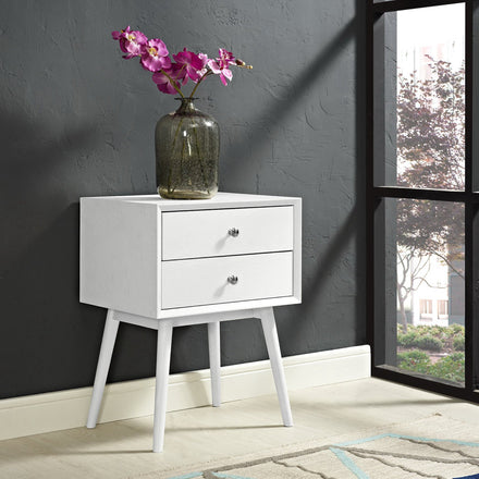 Dispatch Nightstand in White