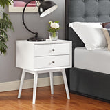 Isolde Nightstand in White