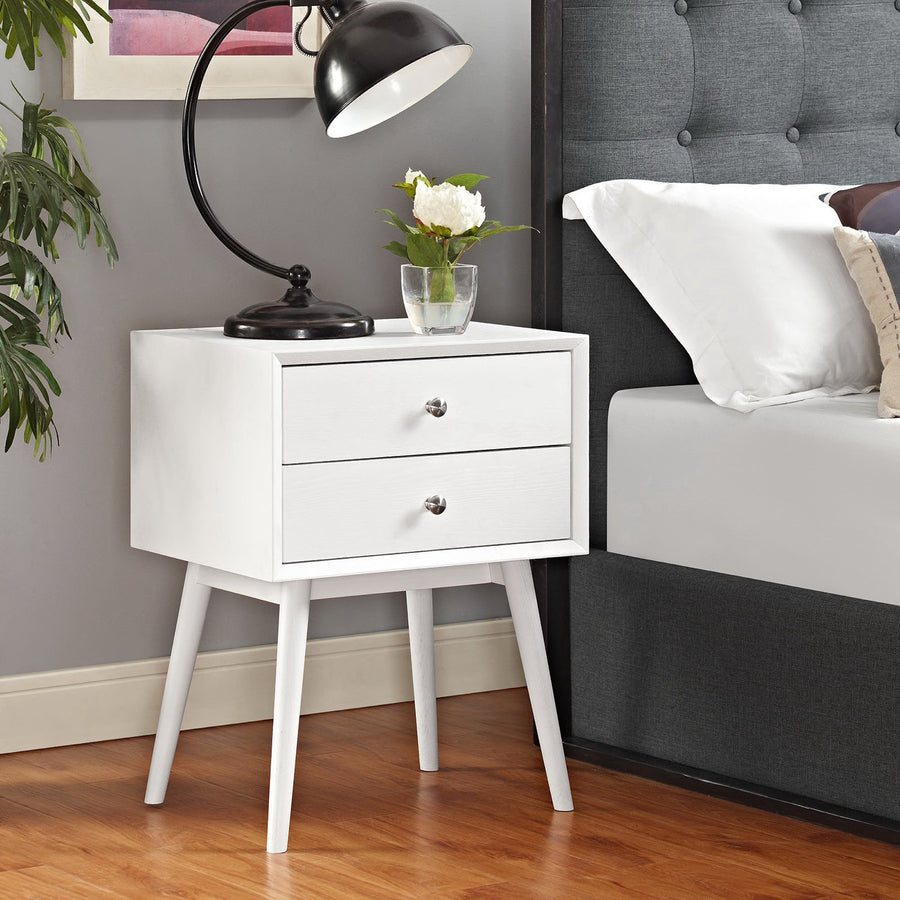 Isolde Nightstand in White