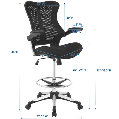 Charge Drafting Chair by Furniture for America