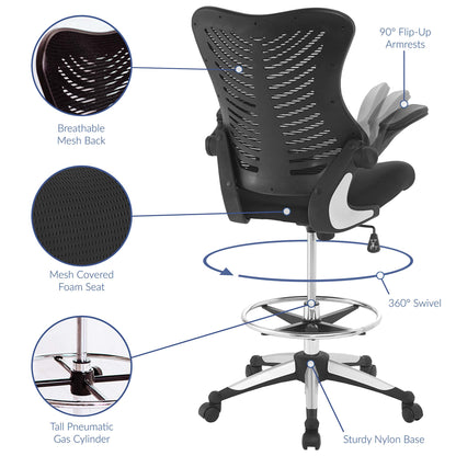 Charge Drafting Chair by Furniture for America