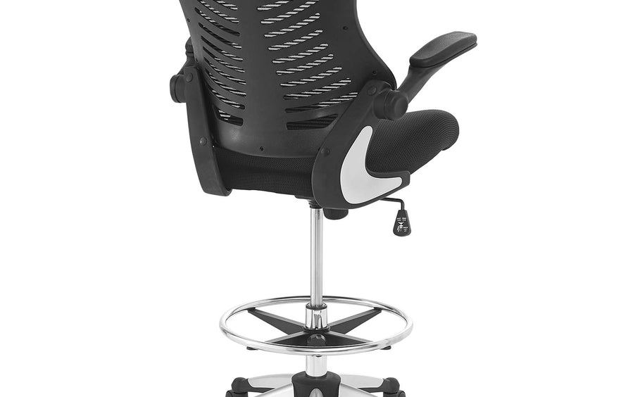 Olwen Drafting Chair in Black