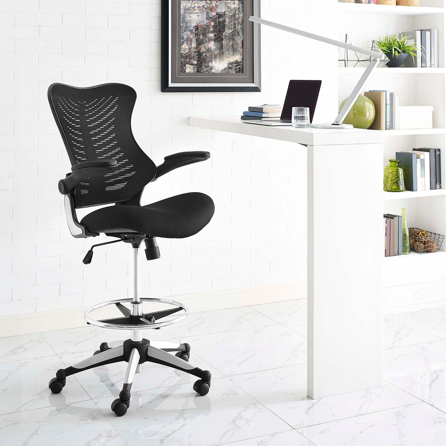 Charge Drafting Chair by Furniture for America