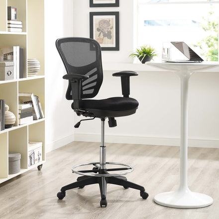 Articulate Drafting Chair in Black