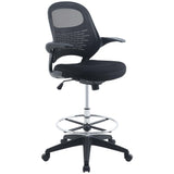 Randers Drafting Chair in Black