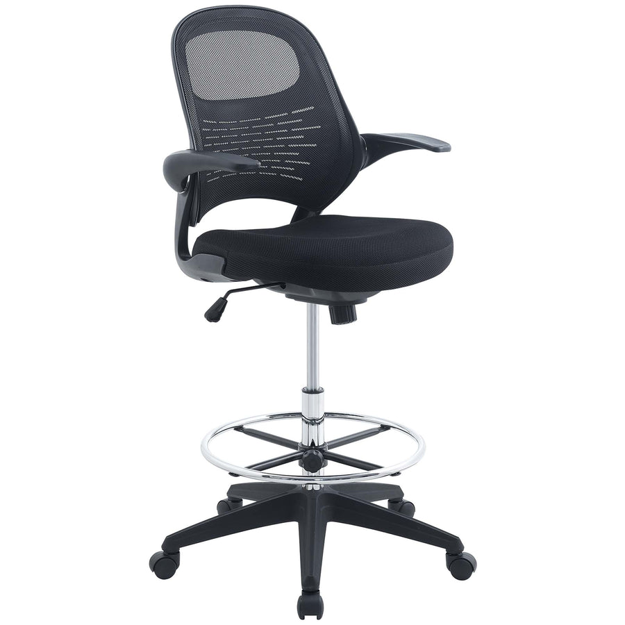 Randers Drafting Chair in Black