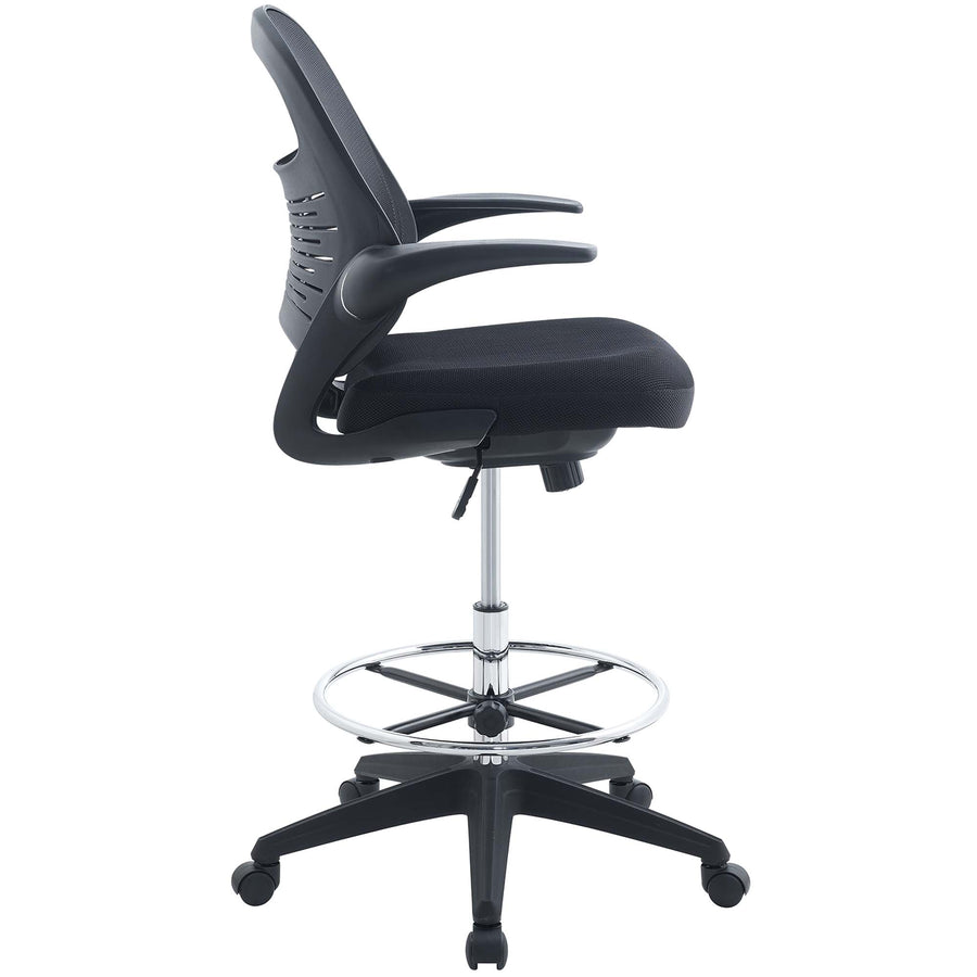 Randers Drafting Chair in Black