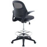 Randers Drafting Chair in Black