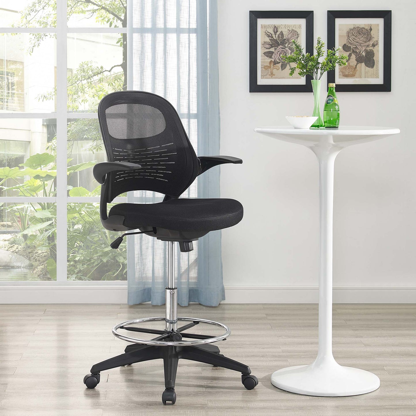 Stealth Drafting Chair by Furniture for America