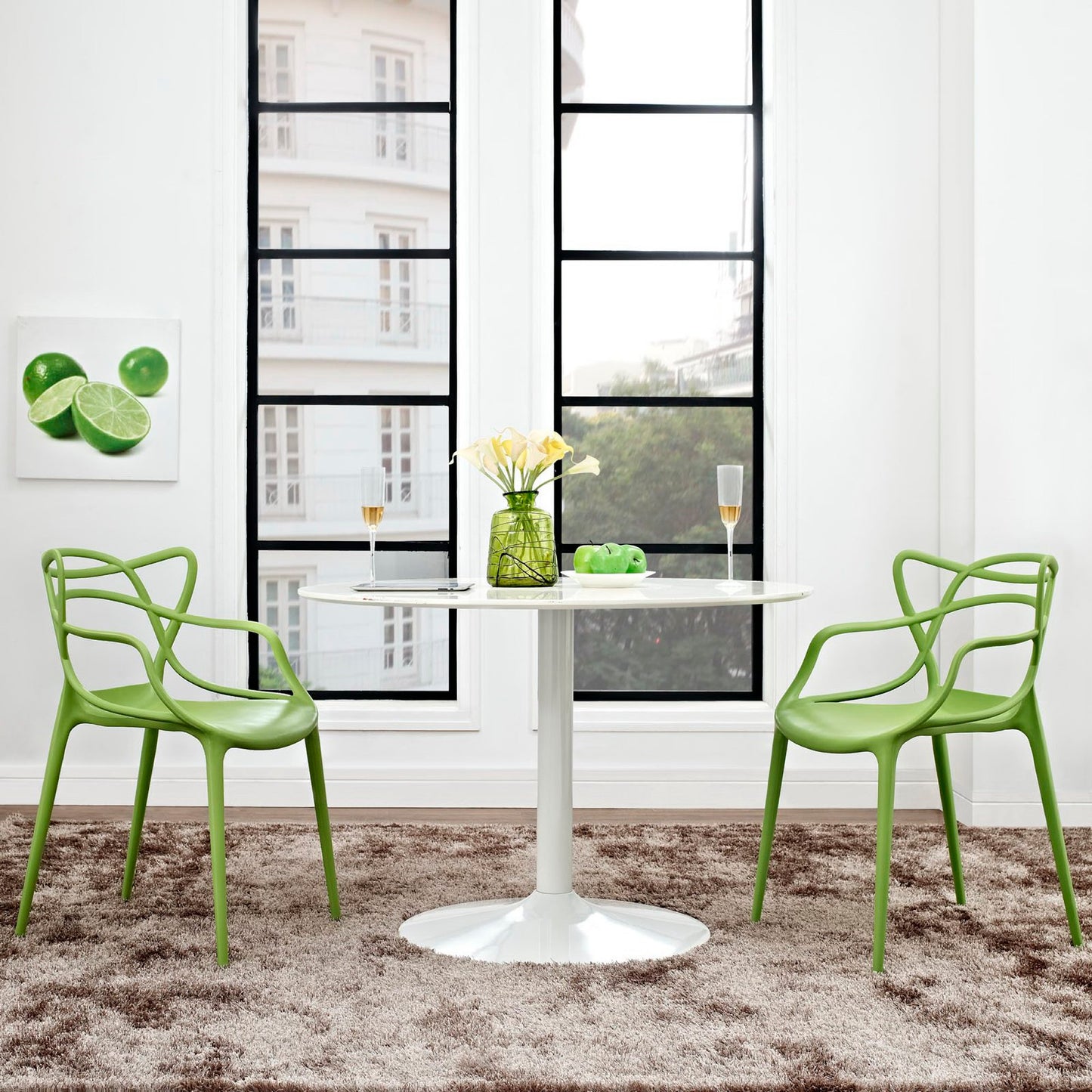Entangled Dining Set Set of 2 by Furniture For America