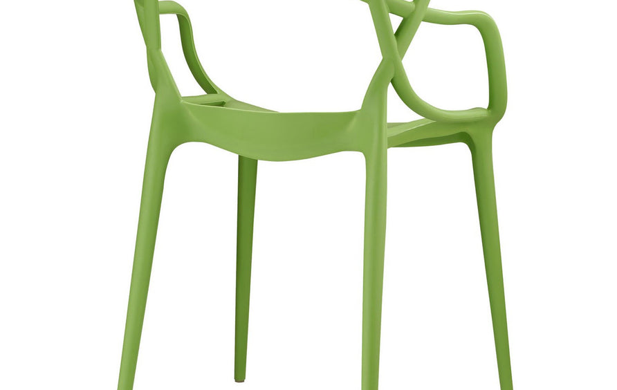 York Dining Set Set of 4 in Green