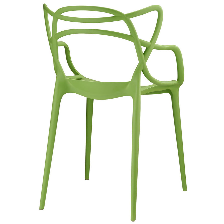 York Dining Set Set of 4 in Green