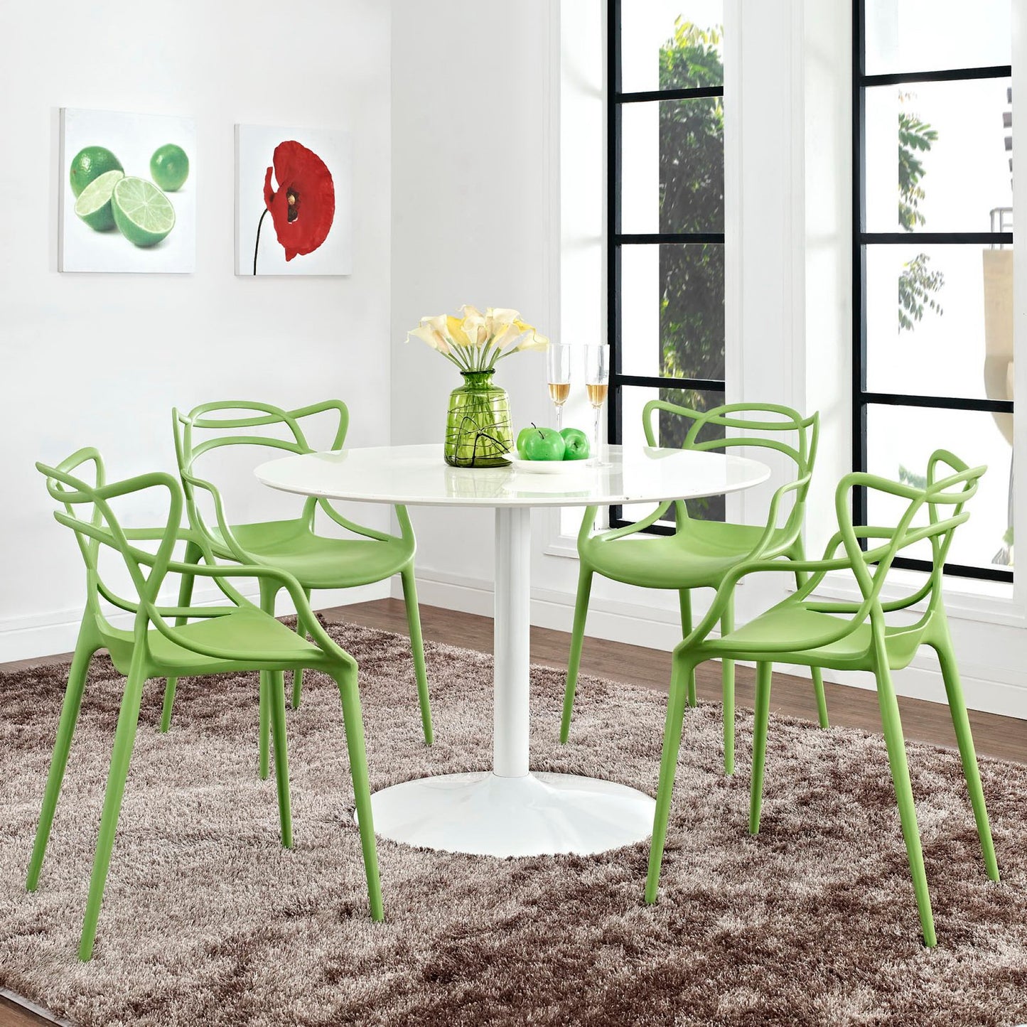 Entangled Dining Set Set of 4 by Furniture For America