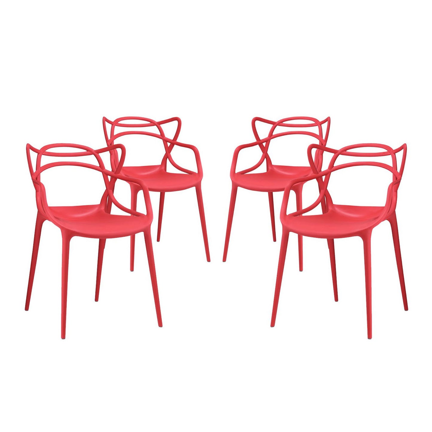 Entangled Dining Set Set of 4 by Furniture For America
