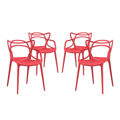 Entangled Dining Set Set of 4 by Furniture For America